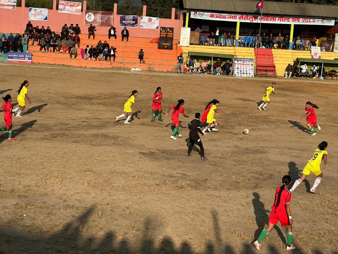 सेसेलुङ महिला गोल्डकप : मेरिङदेन सेमिफाइनलमा प्रवेश