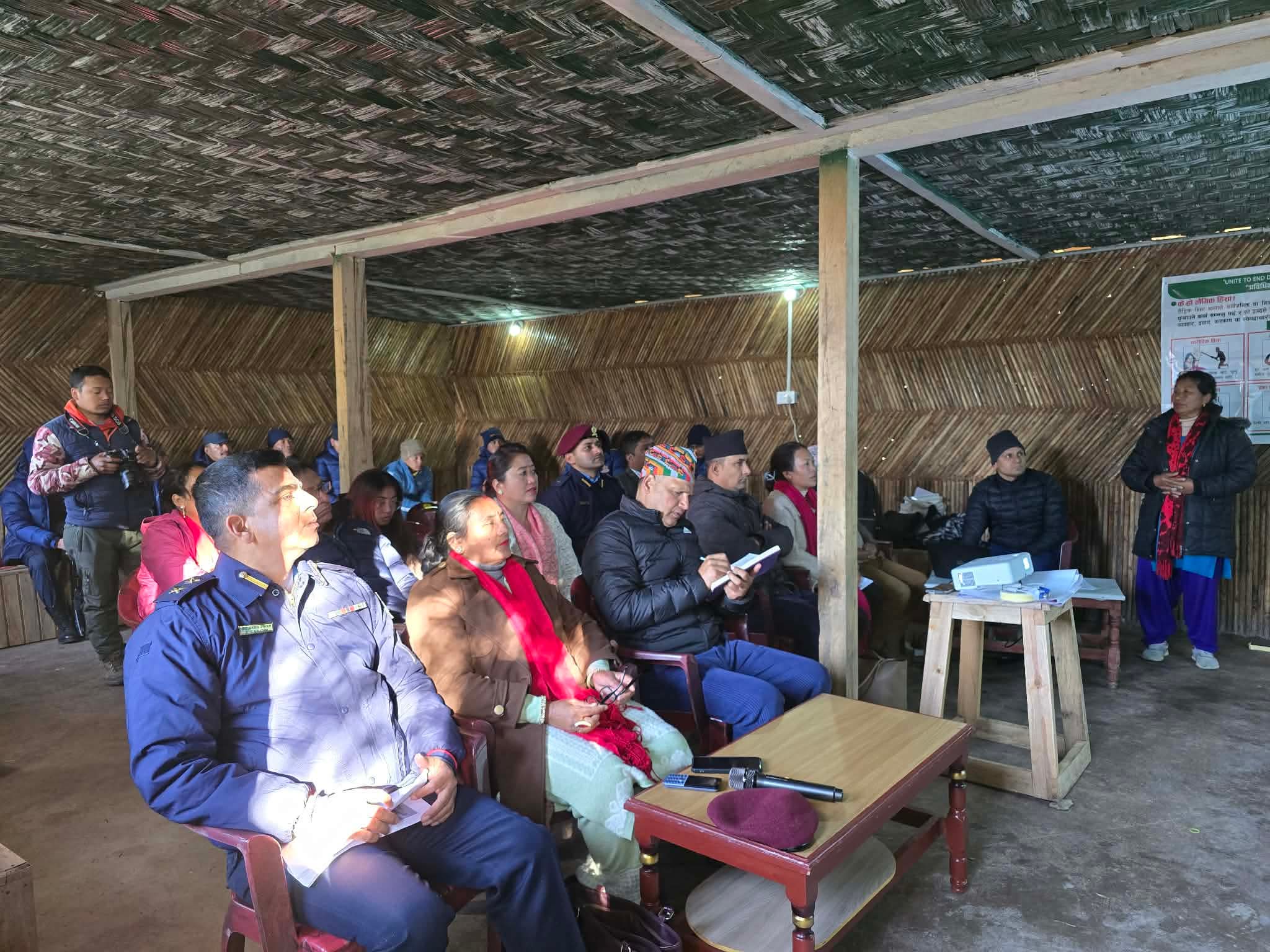 फुङलिङ नगरपालिकामा लैंगिक हिँसा विरुद्धको १६ दिने अभियान सम्पन्न