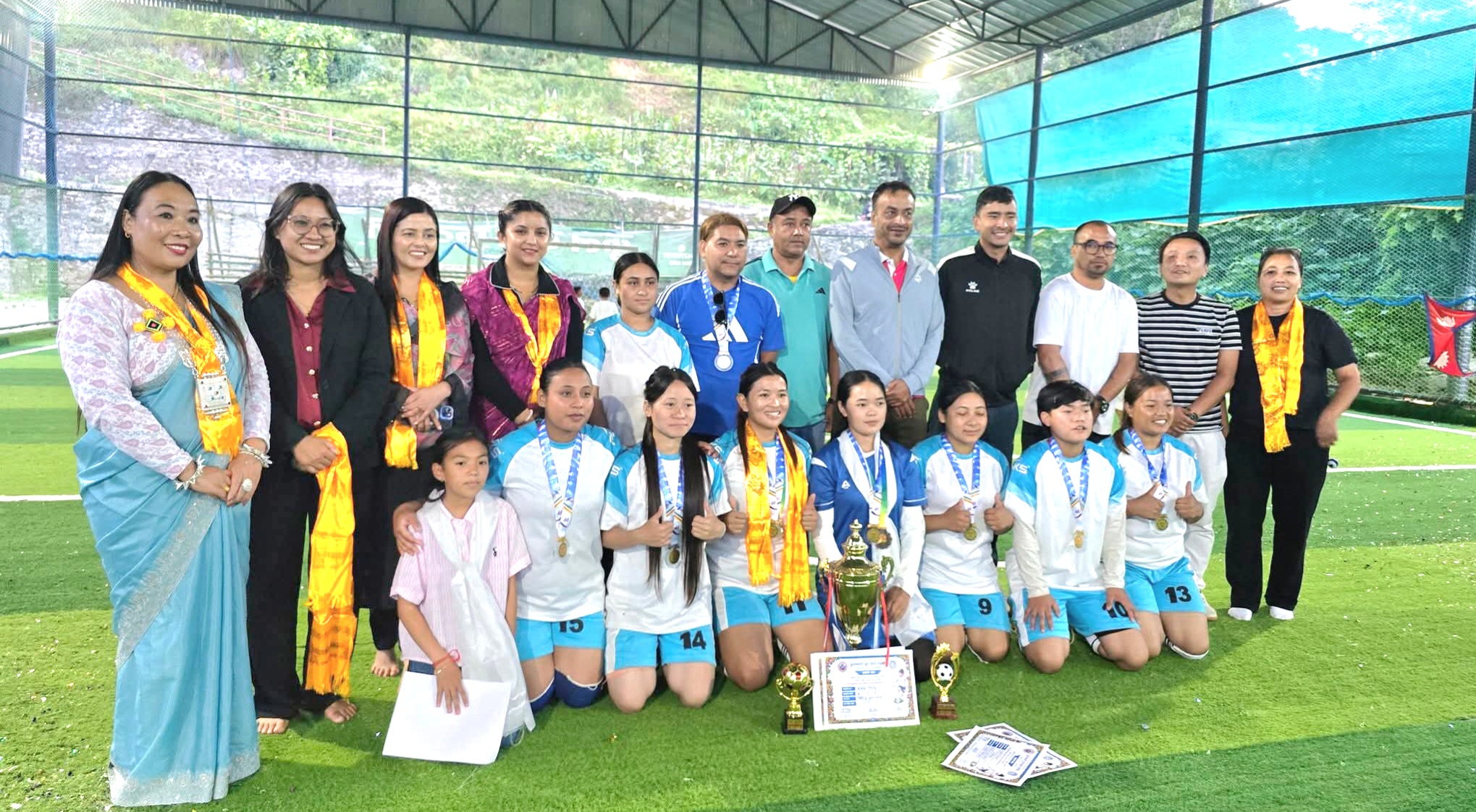 महिला फुटसलको पहिलो उपाधि बिरेन्द्र ‘ए’को नाममा